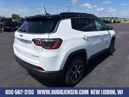 Bright White Clearcoat 2025 Jeep Compass Limited