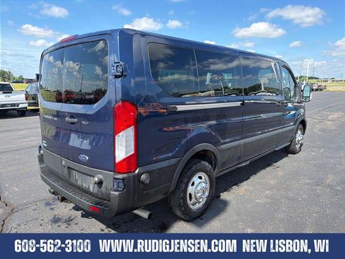Blue 2021 Ford Transit-350 XLT