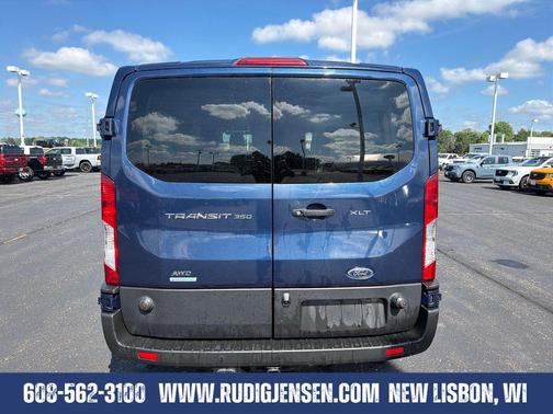 Blue 2021 Ford Transit-350 XLT