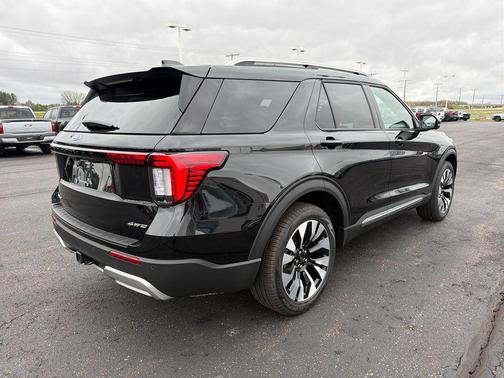 Black 2026 Ford Explorer Platinum