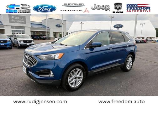 Blue Metallic 2024 Ford Edge SEL