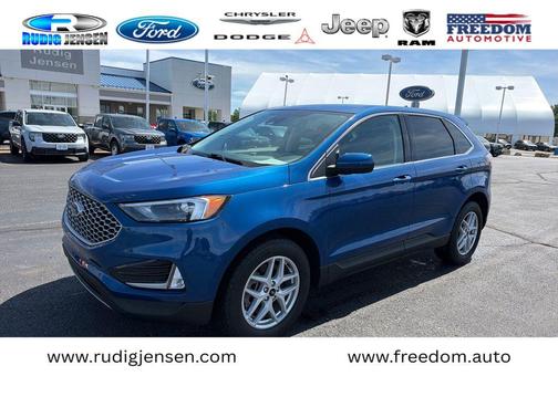Blue Metallic 2024 Ford Edge SEL