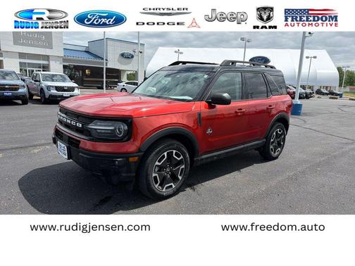 Chili Pepper Red 2022 Ford Bronco Sport Outer Banks