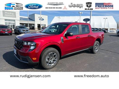 Red 2026 Ford Maverick XLT