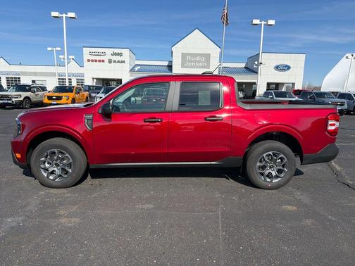 Red 2026 Ford Maverick XLT