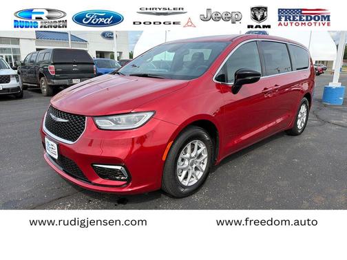 Red 2025 Chrysler Pacifica Select