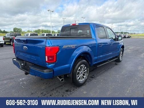 Lightning Blue 2018 Ford F-150 Lariat