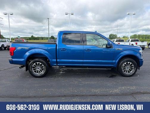 Lightning Blue 2018 Ford F-150 Lariat