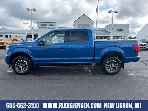 Lightning Blue 2018 Ford F-150 Lariat
