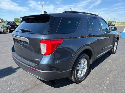 Blue Metallic 2024 Ford Explorer XLT