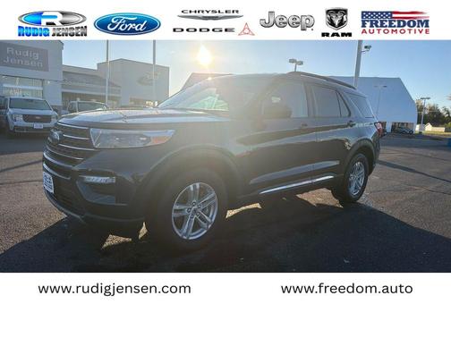 Blue Metallic 2024 Ford Explorer XLT