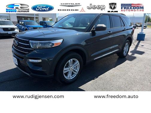 Blue Metallic 2024 Ford Explorer XLT