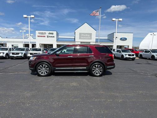 Burgundy 2019 Ford Explorer Platinum
