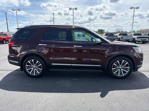 Burgundy 2019 Ford Explorer Platinum
