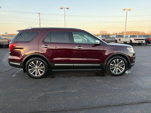 Burgundy 2019 Ford Explorer Platinum