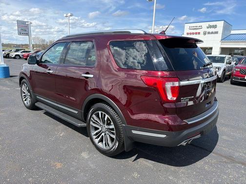 Burgundy 2019 Ford Explorer Platinum