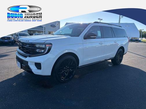 White Metallic 2026 Ford Expedition Max Platinum