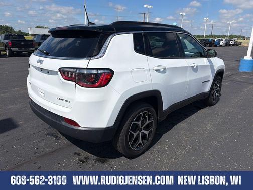 Bright White Clearcoat 2025 Jeep Compass Limited