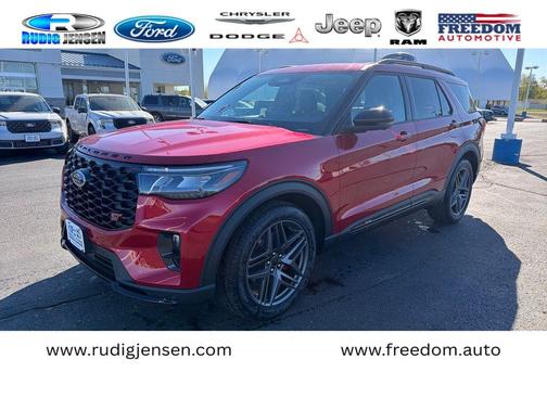 Red 2026 Ford Explorer ST