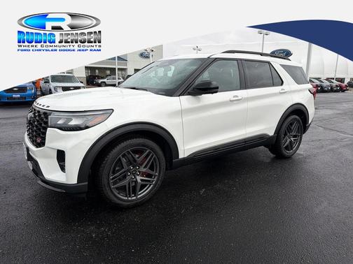 White Metallic 2026 Ford Explorer ST