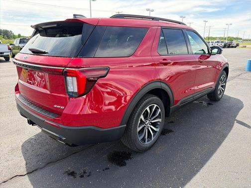 Red 2026 Ford Explorer ST-Line