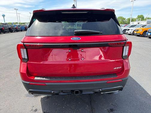 Red 2026 Ford Explorer ST-Line