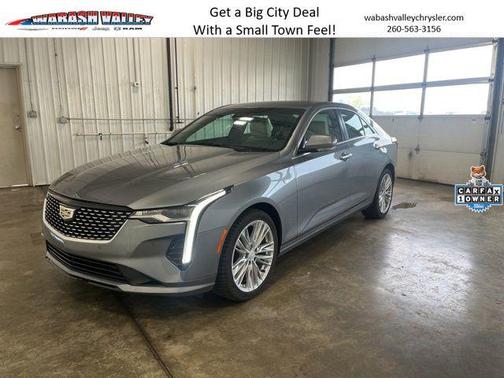 Steel Metallic 2021 Cadillac CT4 Premium Luxury