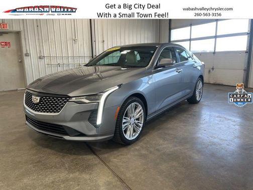 Steel Metallic 2021 Cadillac CT4 Premium Luxury