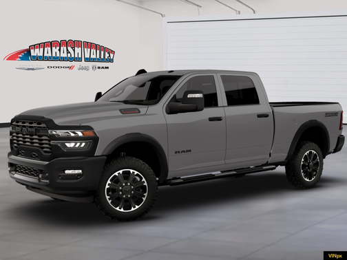 Ceramic Gray Clear-Coat Exterior Paint 2026 RAM 2500 Warlock Crew Cab 4x4 6'4' Box