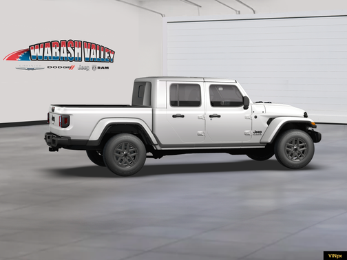 Bright White Clear-Coat Exterior Paint 2026 Jeep Gladiator Sport S