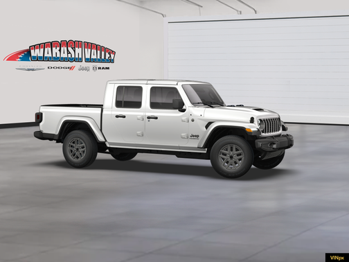 Bright White Clear-Coat Exterior Paint 2026 Jeep Gladiator Sport S