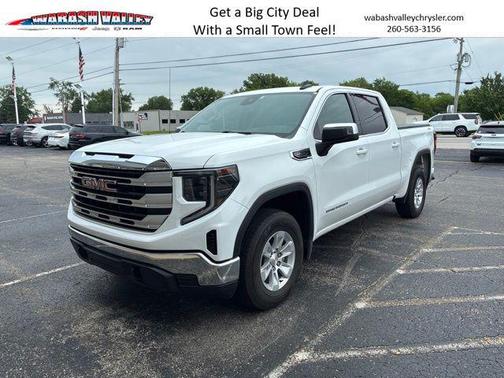 Summit White 2023 GMC Sierra 1500 SLE