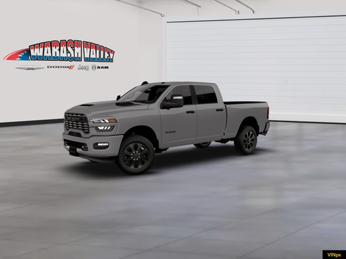 Ceramic Gray Clear-Coat Exterior Paint 2026 RAM 2500 Big Horn Crew Cab 4x4 6'4' Box