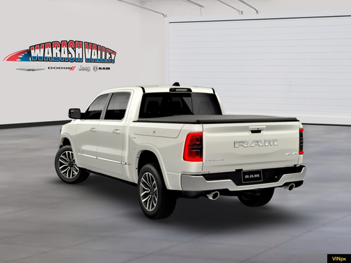 Ivory White Tri-Coat Pearl-Coat Exterior Paint 2026 RAM 1500 Limited