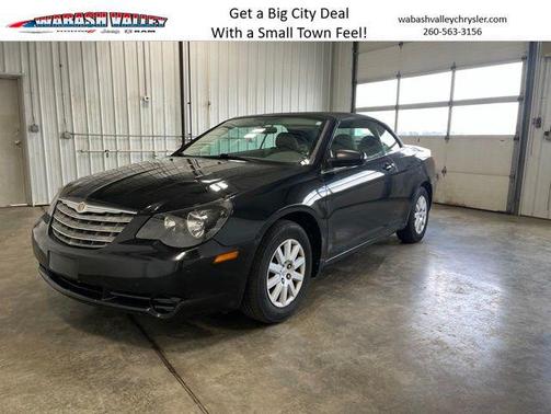 Brilliant Black Crystal Pearlcoat/Black Vinyl Top 2008 Chrysler Sebring Base