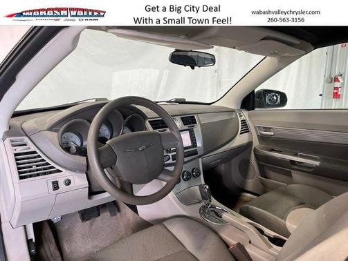 Brilliant Black Crystal Pearlcoat/Black Vinyl Top 2008 Chrysler Sebring Base