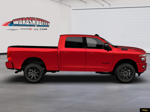 Molten Red Pearl-Coat Exterior Paint 2026 RAM 2500 Big Horn Crew Cab 4x4 6'4' Box