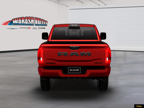 Molten Red Pearl-Coat Exterior Paint 2026 RAM 2500 Big Horn Crew Cab 4x4 6'4' Box
