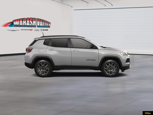 Silver Zynith Metallic Clear-Coat Exterior Paint 2026 Jeep Compass Sport