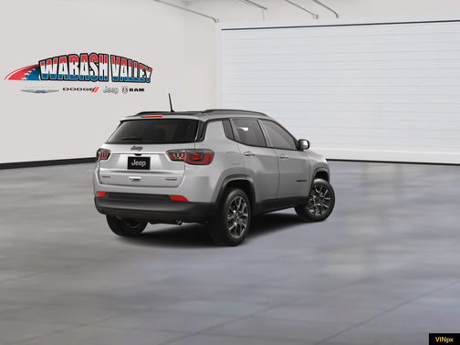 Silver Zynith Metallic Clear-Coat Exterior Paint 2026 Jeep Compass Sport