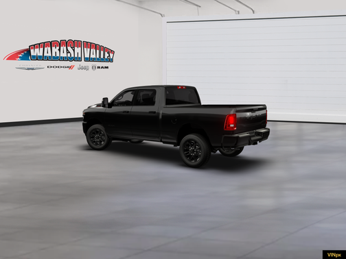 Diamond Black Crystal Pearl-Coat Exterior Paint 2026 RAM 2500 Big Horn Crew Cab 4x4 6'4' Box