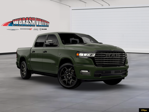 Serrano-Green Metallic Exterior Paint 2026 RAM 1500 Laramie