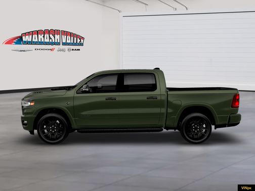 Serrano-Green Metallic Exterior Paint 2026 RAM 1500 Laramie