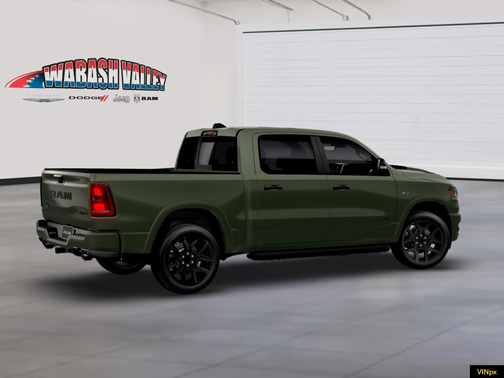 Serrano-Green Metallic Exterior Paint 2026 RAM 1500 Laramie