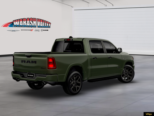 Serrano-Green Metallic Exterior Paint 2026 RAM 1500 Laramie