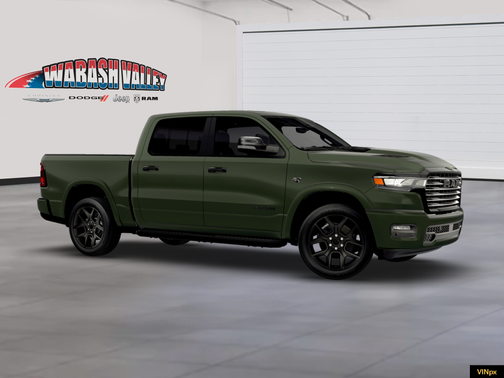 Serrano-Green Metallic Exterior Paint 2026 RAM 1500 Laramie