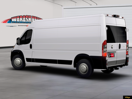 Bright White Clear-Coat Exterior Paint 2026 RAM ProMaster 2500 Tradesman
