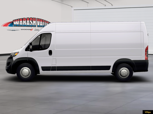 Bright White Clear-Coat Exterior Paint 2026 RAM ProMaster 2500 Tradesman