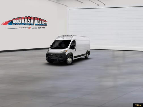 Bright White Clear-Coat Exterior Paint 2026 RAM ProMaster 2500 Tradesman