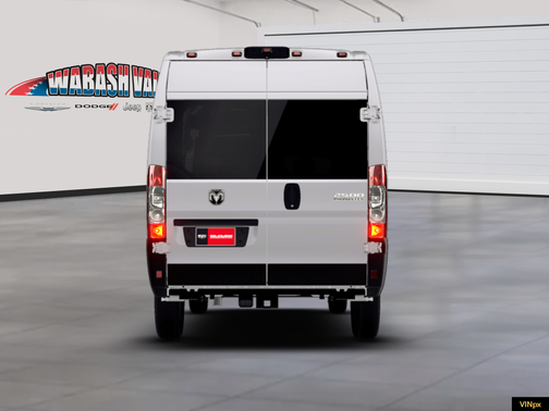 Bright White Clear-Coat Exterior Paint 2026 RAM ProMaster 2500 Tradesman